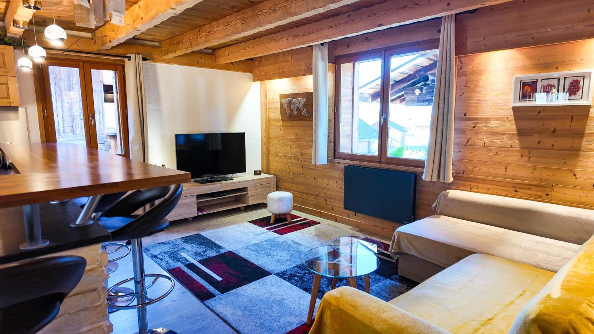 Le Grenier 1821 - Mini Chalet - Centre Village - Aravistour Saint-Jean-de-Sixt Luaran gambar
